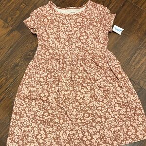 Carter's Brown and Pink Floral Dress